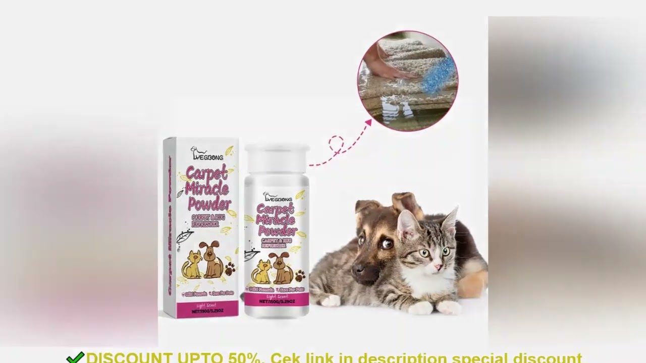 Household Pet Deodorizer Freshing Scent Rug Deodorizer Indoor Carpet Deodorizing Lasting Smell Elimi