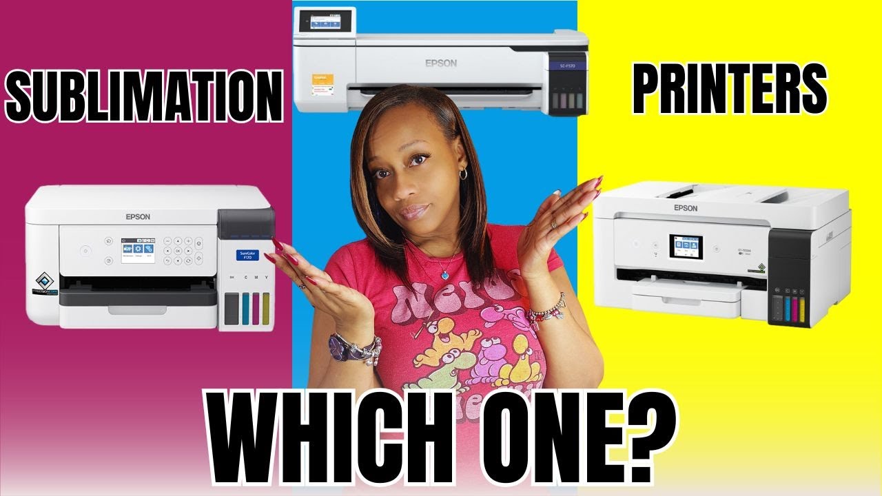 Sublimation Printer Comparisons | Epson SureColor F170 vs. F570 vs. ET - 15000