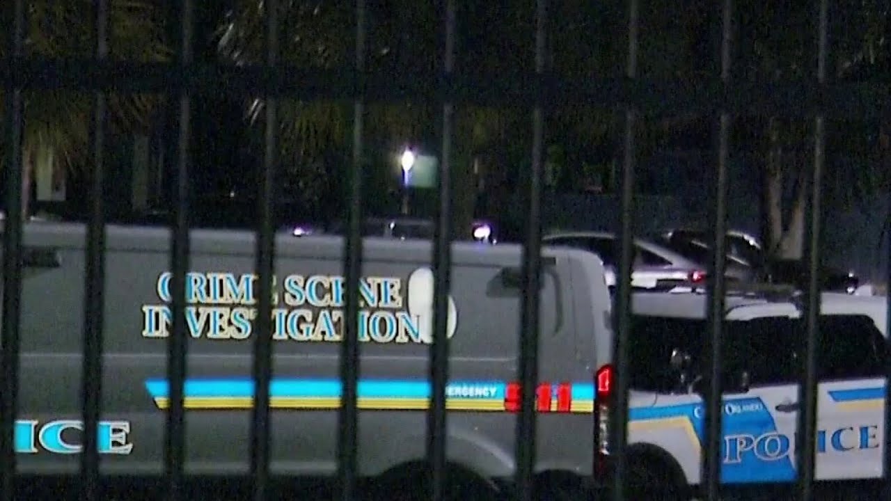 newspaper mockup Masked gunman shoots woman in Orlando
