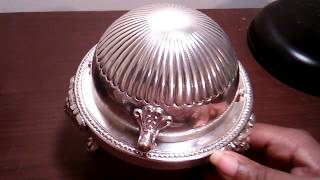 F. B. Rogers Silver CO. 1883 273 Antique Butter Boil Shell Top Dome