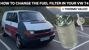 How to easily change the Fuel Filter + Thermo Valve in your VW T4!