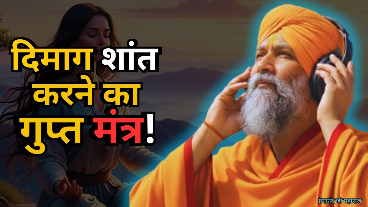 प्रेमानंद जी महाराज का एक अनोखा तरीका तनाव कम करने का!