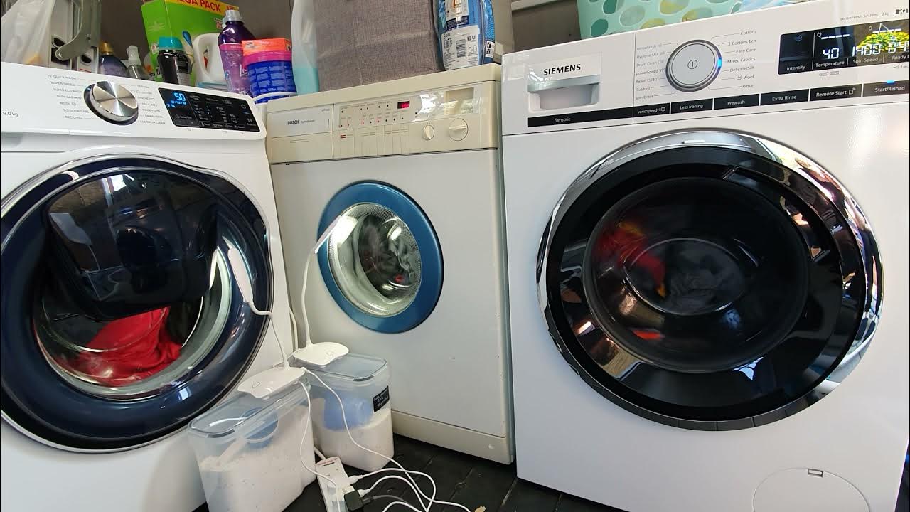 Samsung vs Bosch vs Siemens 1hr 40° Race YouTube