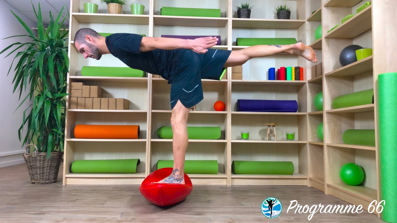 Exercice avec la planche de proprioception Toyboard Fit (Entrainement ...