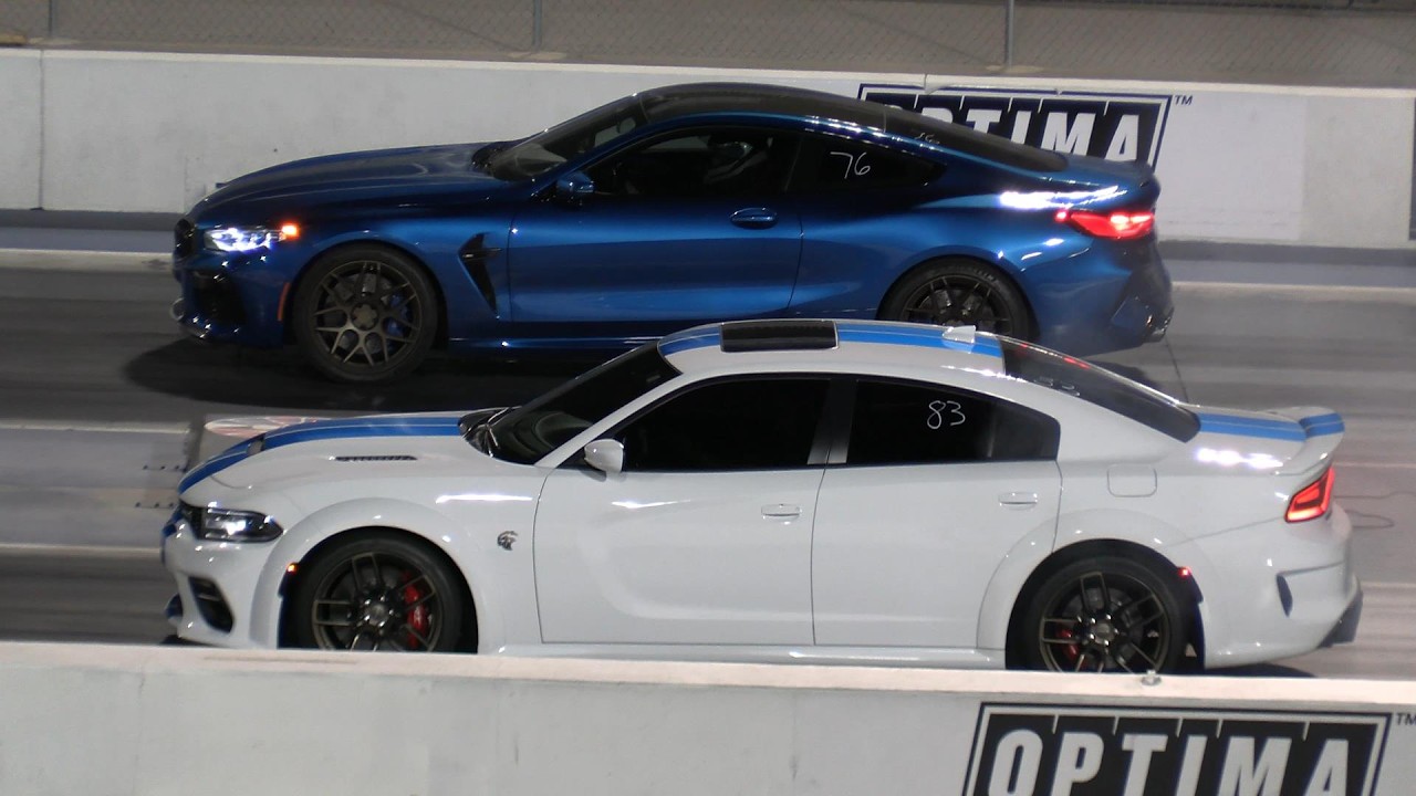 Redeye Hellcat vs BMW m8 Competition - YouTube