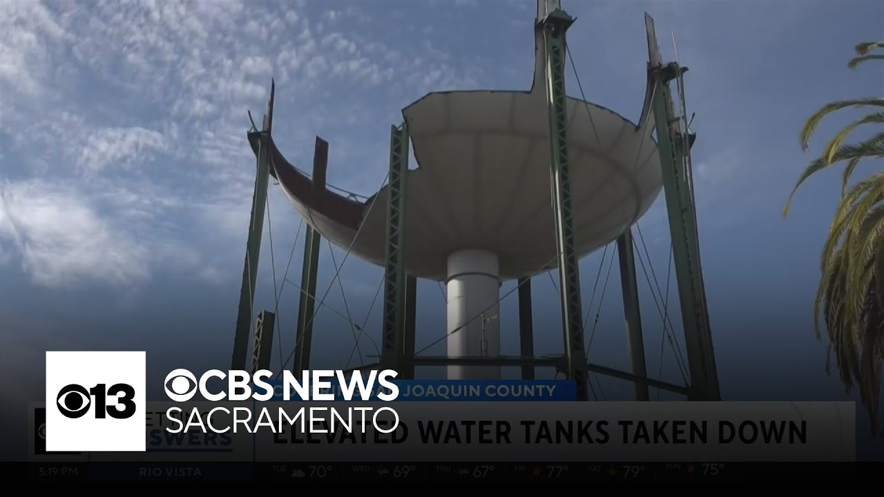Stockton decommissions all water towers, replaces with ground-level tank