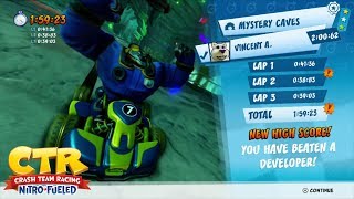 Crash Team Racing Nitro Fueled: Developer Time Trial - Mystery Caves