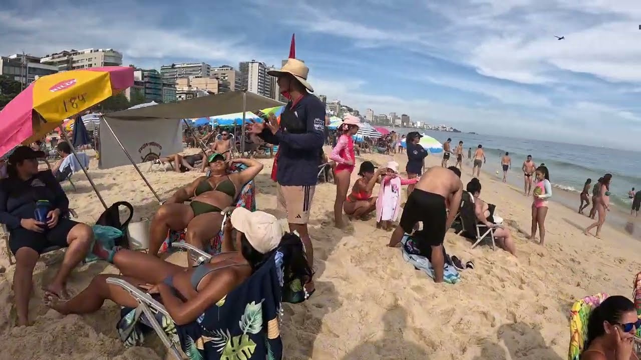 🔥 UNBELIEVABLY HOT 😍 SIZZLING BEACH VIEWS 🌊 Rio De Janeiro Beach