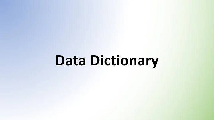 What is a Data Dictionary