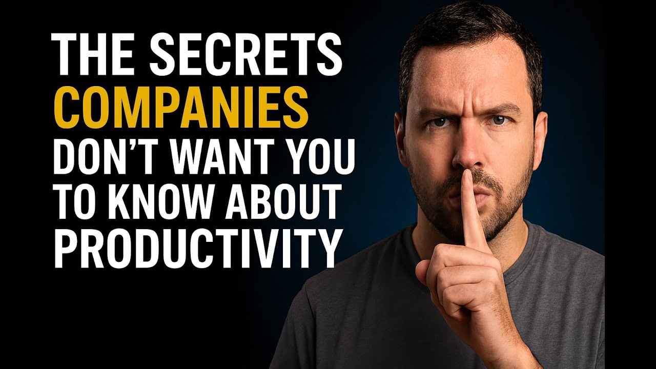 The Secrets Companies Don’t Want You to Know About Productivity YouTube