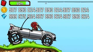 NEW CAR Hill Climb Racing - Iron Man Race Car! Unlimited Coins and Unlimited Gems