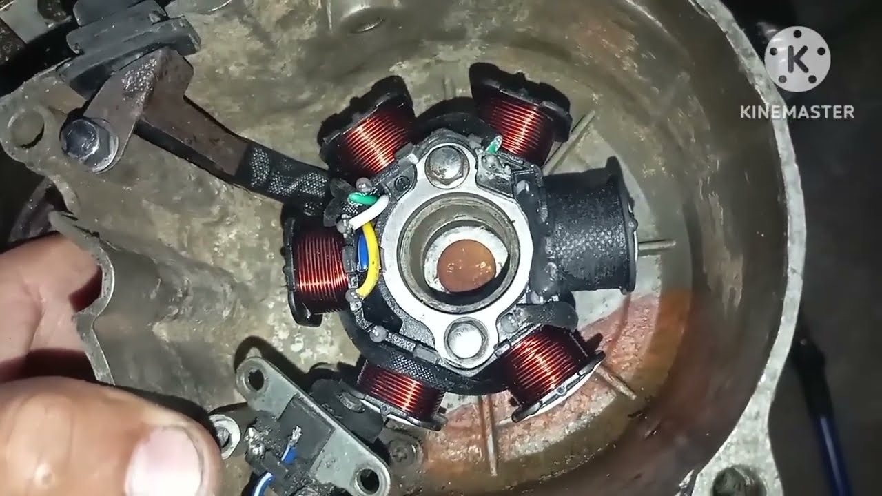 MOTO SHINERAY SEM CENTELHA MESMO COM ESTATOR NOVO 