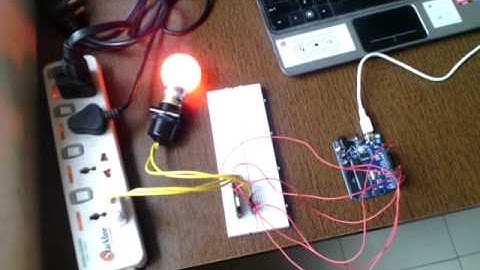 ac dimmer light control using arduino