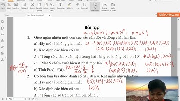 Bài 5: xác suất của biến cố toán 11 (2/2)