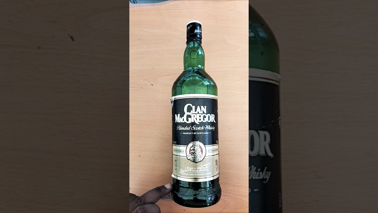 Clan Mac Gregor Blended Scotch Wisky 😍🥃🍾 