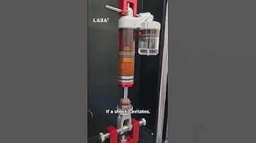 What cavitation in shock absorbers looks like - LABA7 #shorts