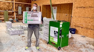 DIY Installing Blown-In Cellulose Insulation for Cheap