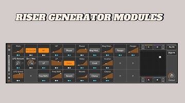 Riser Bitwig Generator Instrument Models – Perfect for Transitions