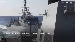 Russian and US warships nearest attacks!!