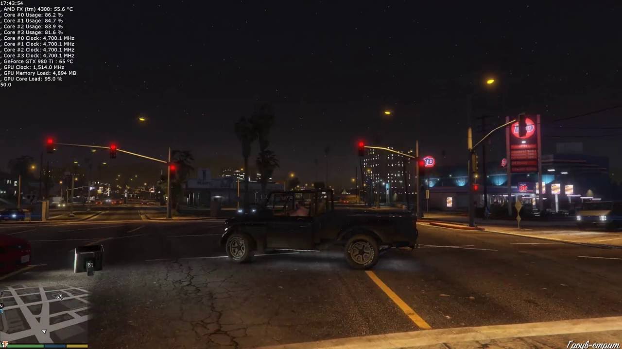 GTA 5 - AMD FX 4300 4.7 - GTX 980 Ti - UltraHD 4K GTA 5 - AMD FX 4300 4.7 - GTX 980 Ti - UltraHD 4K -