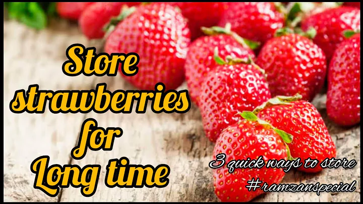 How to Keep Strawberries Fresh Longer || 3 Ways to Store Strawberries Longer #store #strawberry