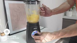 Jocca Glass Jar Blender 1000W