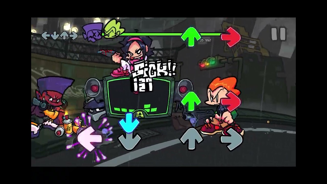 2hot Tryhard Mobile Gameplay | Friday Night Funkin (short video)