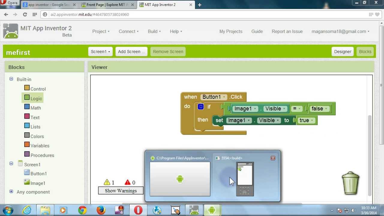 How to Make Toggle Button in App Inventor 2