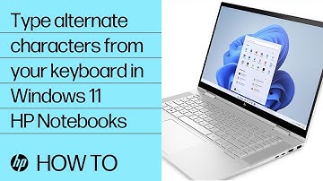 How to type alternate characters from your keyboard in Windows 11 | HP Notebooks | HP Support
