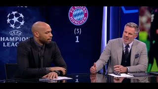 Real Madrid vs Bayern Munich 2 1 Post Match Jamie Carragher & Thierry Henry