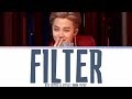 BTS Jimin 지만 &#39;Filter&#39; LYRICS (Color Coded Lyrics Eng/Rom/Han 가사)