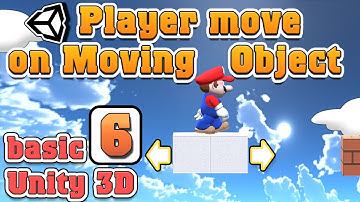 Learn Unity 3D Basic : Player move on Moving Object / Visual Scripting Tutorial Part 6
