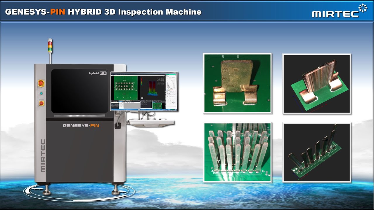 MIRTEC GENESYS-PIN Hybrid 3D AOI Series Presentation-REV7 - YouTube