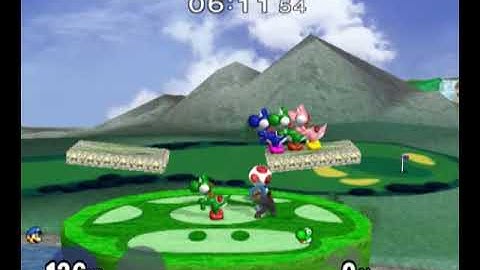 Super Smash Bros. Melee CrazyMod UE/Debug Menu - Custom Adventure Mode - Stamina Blue and Pink Luigi