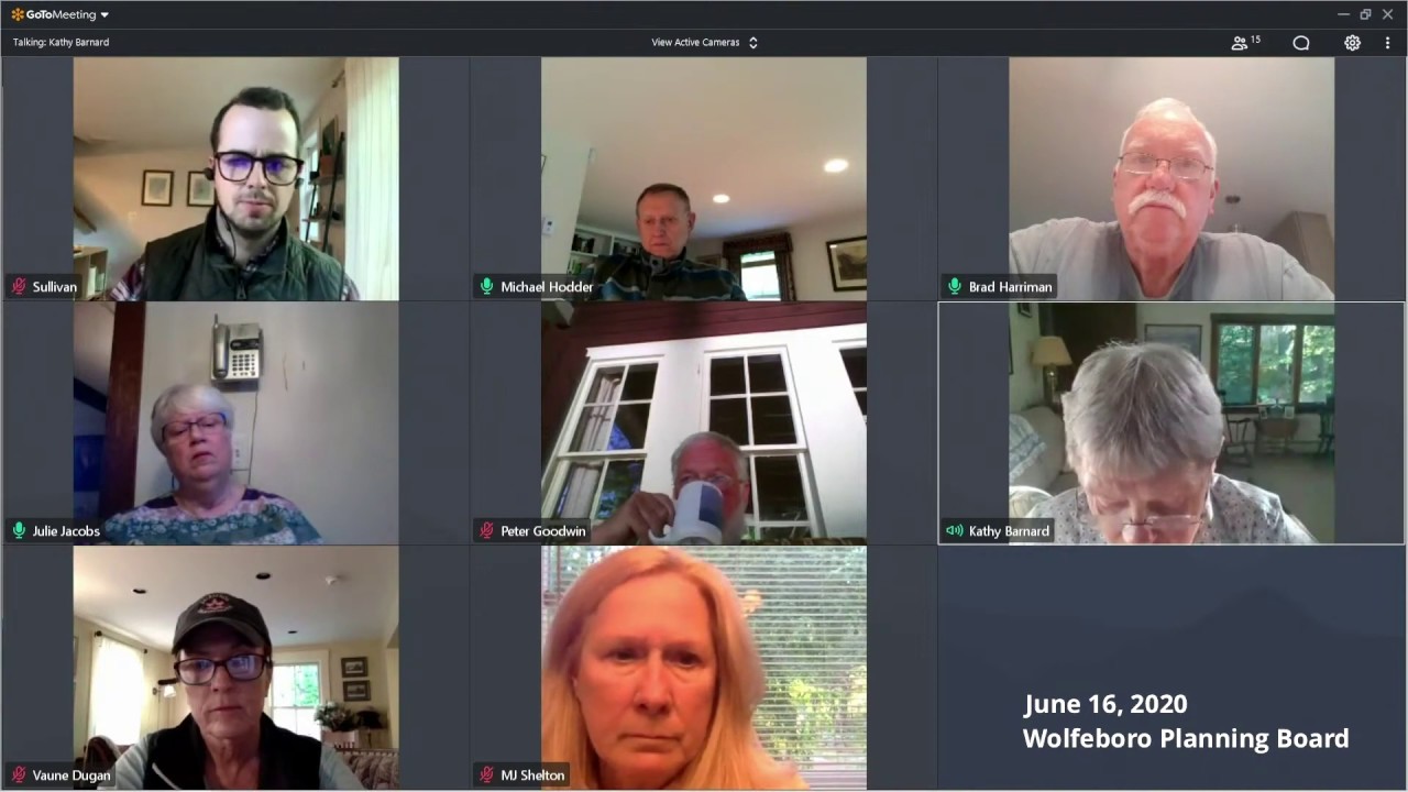 2020 June 16 Wolfeboro Planning Board YouTube