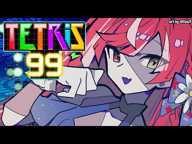 【TETRIS 99】TETRIS 99 CAUSE I'M THE ONLY 100 IN THE ROOM✨【Hololive ID 2nd Gen】のサムネイル