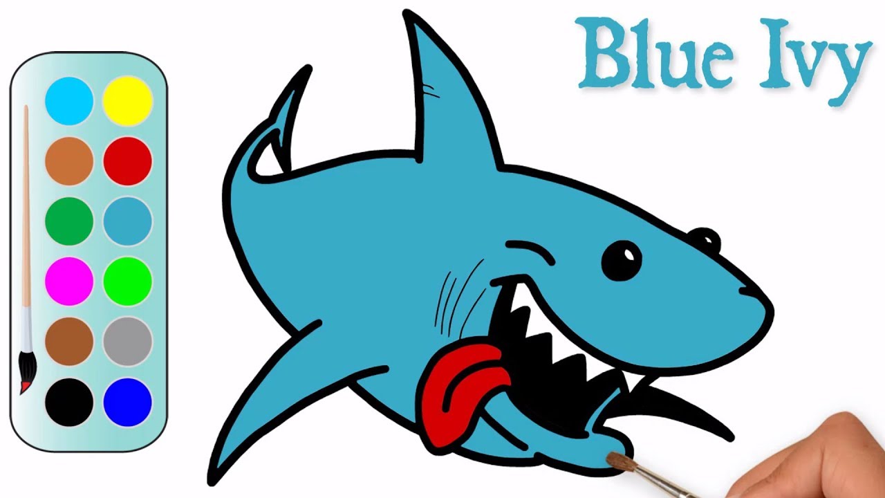 How to Draw a Shark | Shark Coloring Pages | MHP Learning School