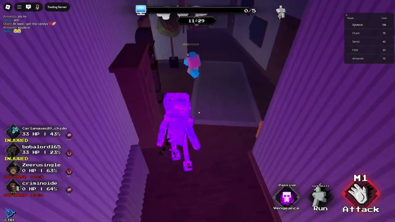 Perfect 105 Leveled Purple Guy Gameplay With Vengeance - Five Nights: Hunted (Sacred)