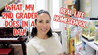 WHAT MY 2ND GRADER ACTUALLY DOES IN A HOMESCHOOL DAY! HOMESCHOOL DAY IN THE LIFE!