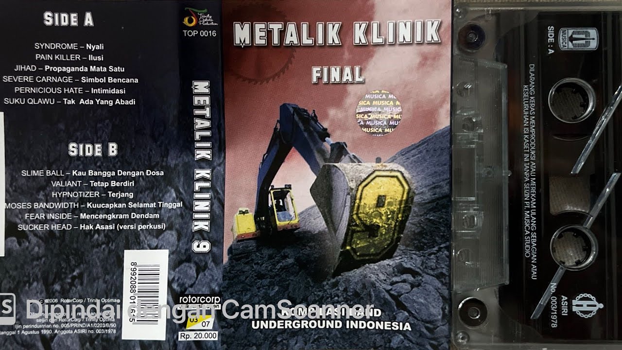 Cuplikan Album Kompilasi Band Underground Indonesia ‘METALIK KLINIK FINAL’ (2006)