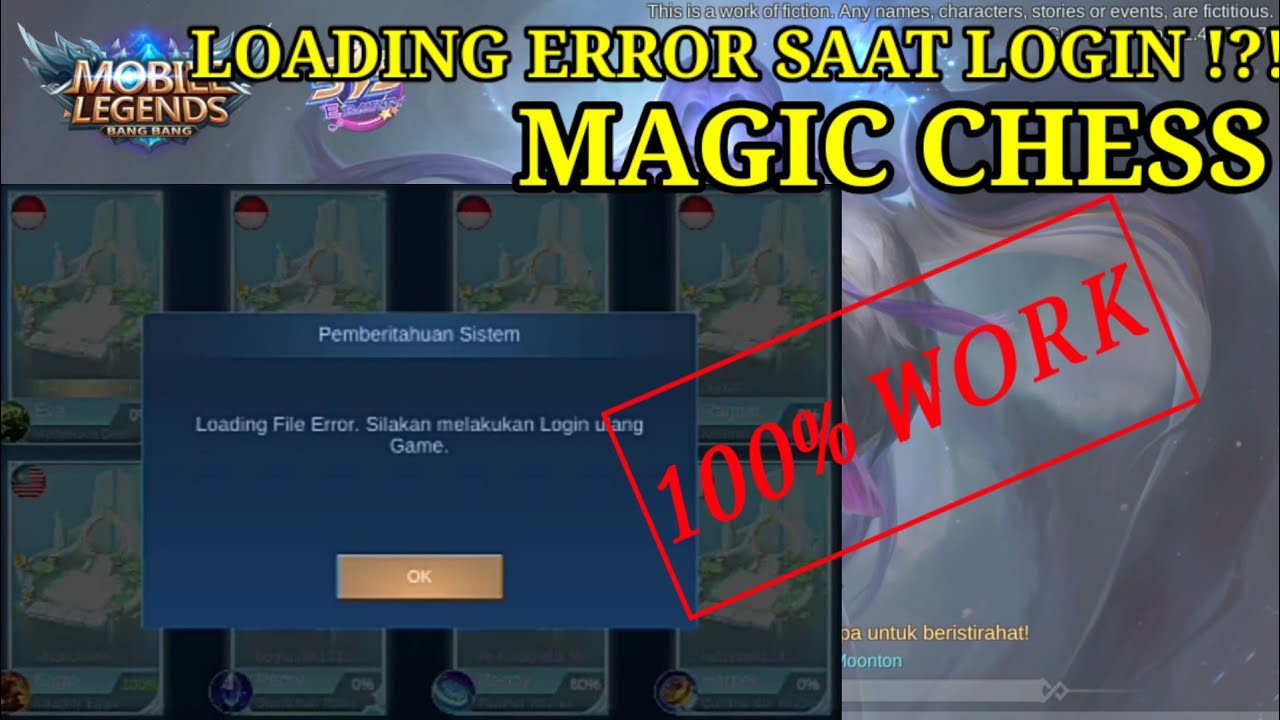 Cara mengatasi Loading error di Magic Chess ( Tutorial ) - YouTube