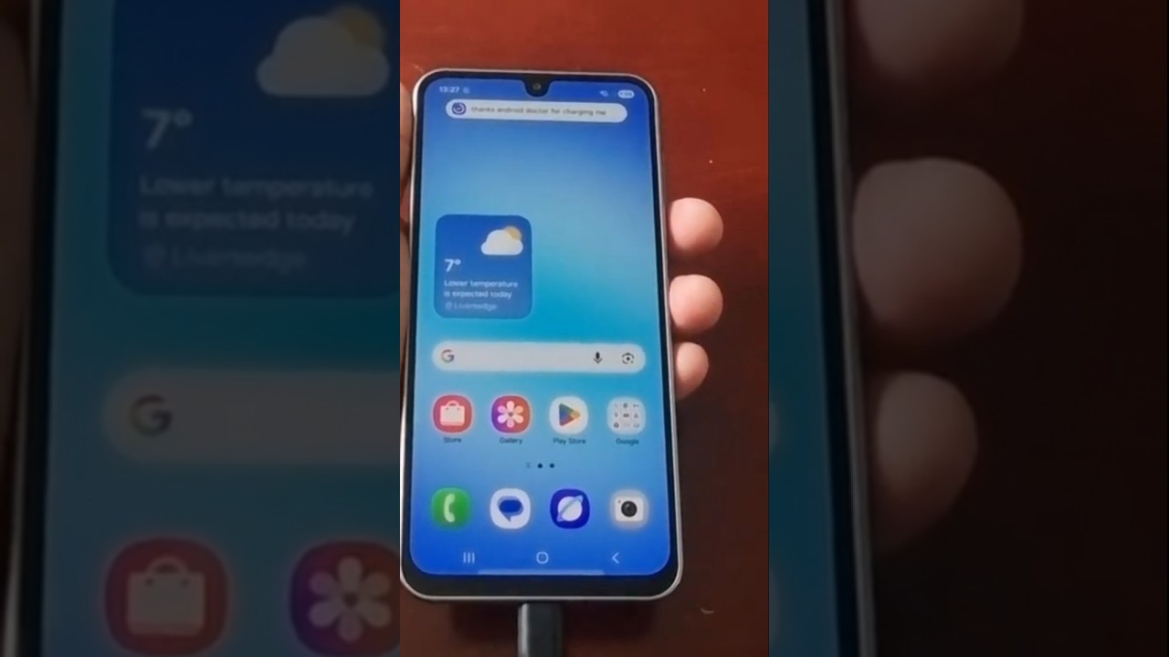 Samsung Galaxy A17 5G Set a Custom Message to READ ALOUD when you plug in the Charger