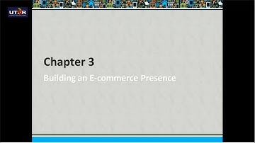 Chapter 3  Building an E commerce Presence