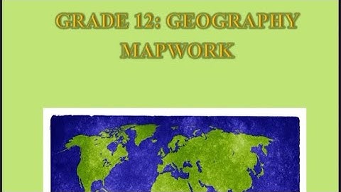 Grade 12 Geography: Map-work - Gradient calculations explained in detail!!