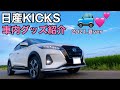 【日産キックス】KICKS君の車内で使っているグッズをご紹介します♡
