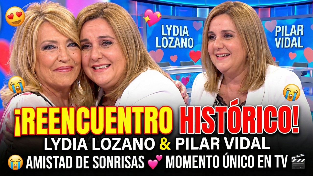Lydia Lozano y Pilar Vidal AMISTAD de emoción en su REENCUENTRO 😭 Me ha enseñado lo que es el AMOR