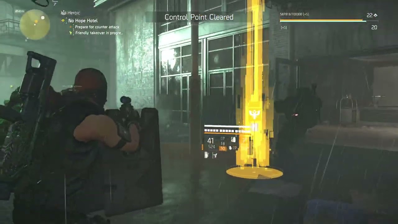 Division 2: Control point changes to level 4 as I was clearing it