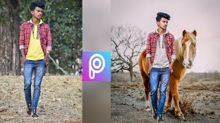 How to create amazing horse photo editing by picsArt Horse photo editing! PicsArt photo editing🔥 screenshot 2