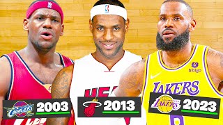 I Played The ENTIRE Career Of LeBron James!