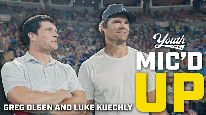 Greg Olsen Mic'd up coaching 11-year-olds in tackl...